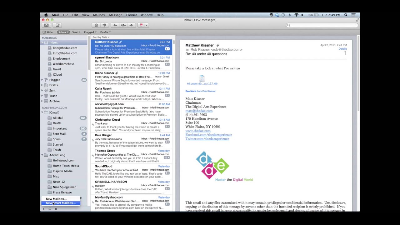best email clients mac os x