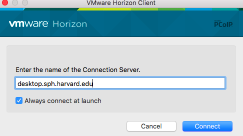vmware horizon desktop client