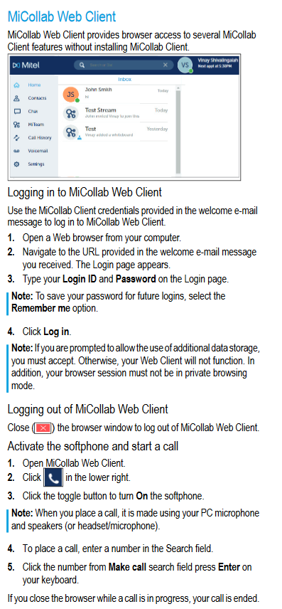 Micollab Client For Mac
